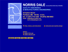 Tablet Screenshot of norrisdale.com